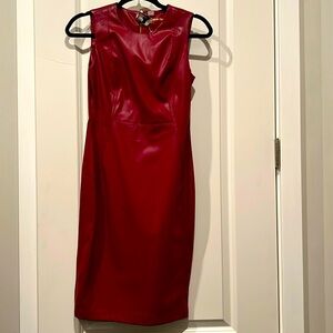 Red Calvin Klein dress size 2. New with tags.